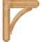 Ekena Millwork Thorton Craftsman Rough Sawn Bracket w/ Offset Brace, Western Red Cedar, 8"W x 30"D x 34"H BKT0806X30X34THR04RWR - alternate 2